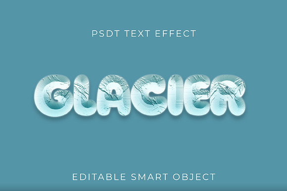 Rough Ice Glacier Text Effect preview 2