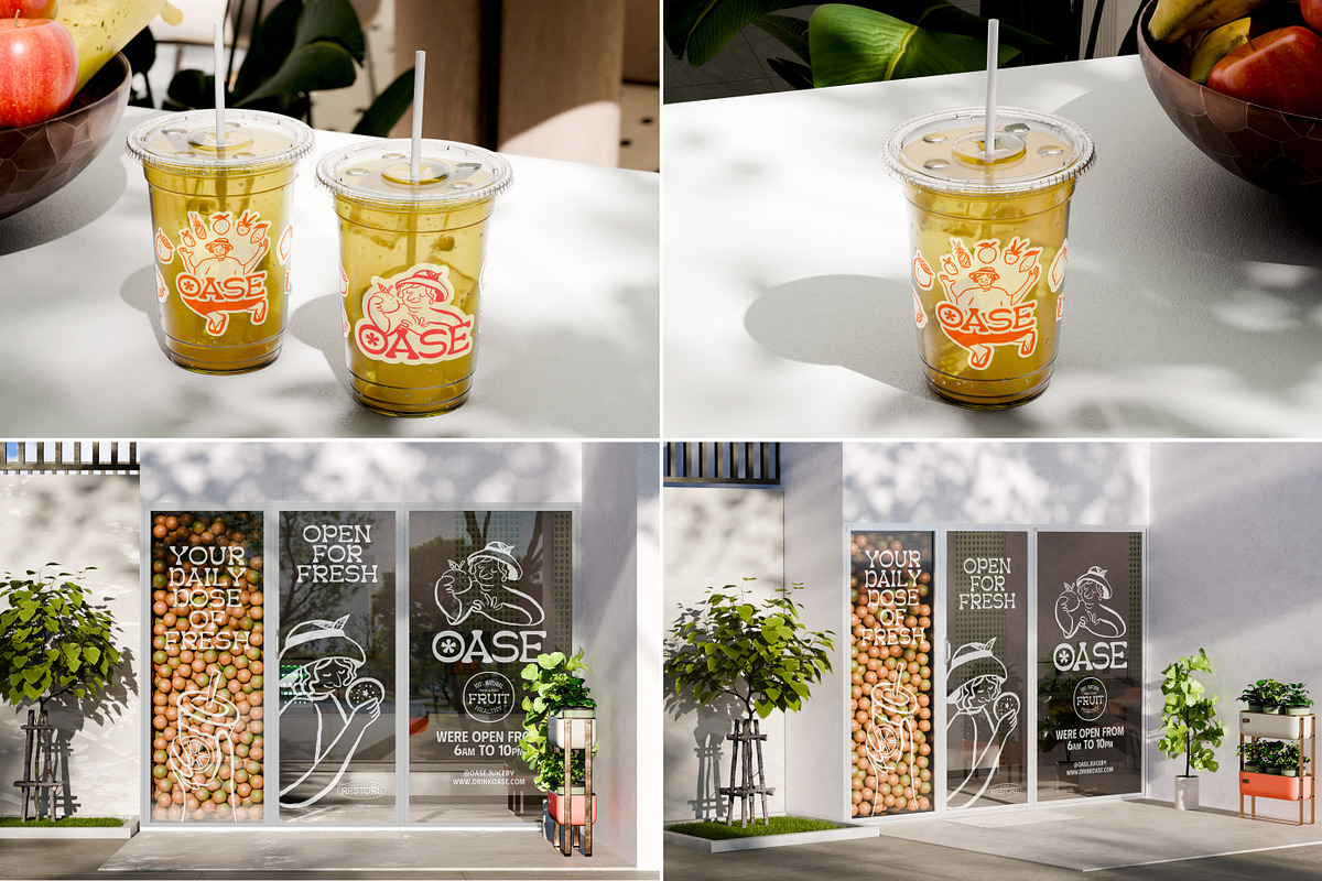 38 Juice Packaging & Branding Mockup, a Packaging Mockup by Vitora Mockup (Photo 10 of 12)