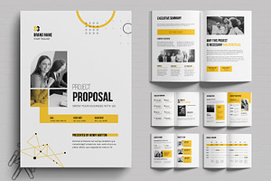 Project Proposal Template, a Brochure Template by MightyDesign