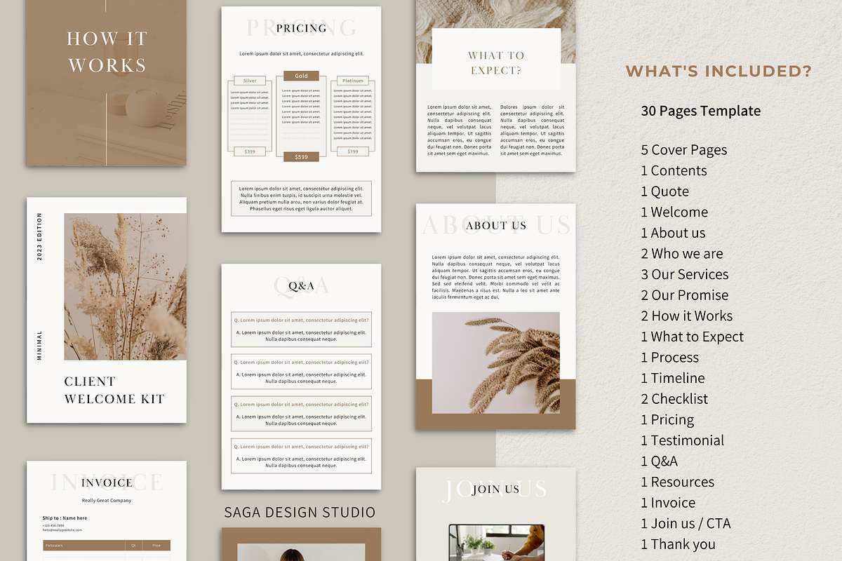 Client Welcome Packet eBook Canva Template