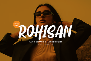 Rohisan - Hand Drawn & Marker Font