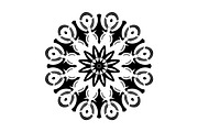 Black and White Mandala Patterns Set, a Decorative Illustration by NJ Himel (Thumbnail 34 of 101)