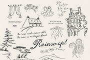 Rainswept Autumn Line Art Collection, an Object Illustration by Purple (Thumbnail 1 of 15)