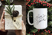 Christmas Eve. Holiday Script font., a Script Font by ClipArtRoom (Thumbnail 5 of 10)