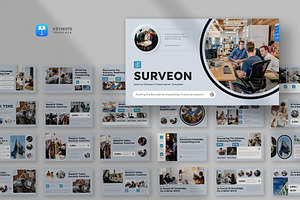 Science Research Keynote Template, a Presentation Template by fluffstudio