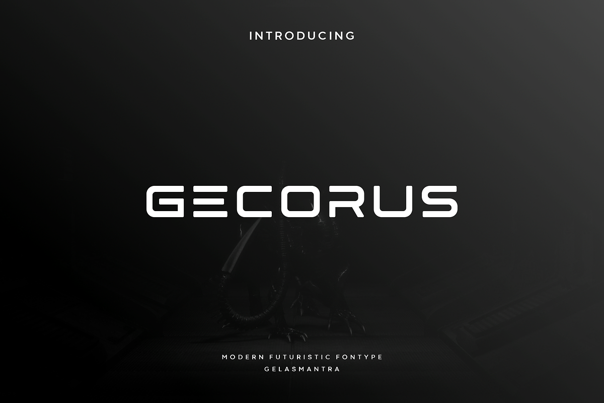 Gecorus, a Font by garismantra (Photo 1 of 4)