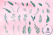 Witch Green Leaf and Branches, a Decorative Illustration by Zmapist (Thumbnail 2 of 2)