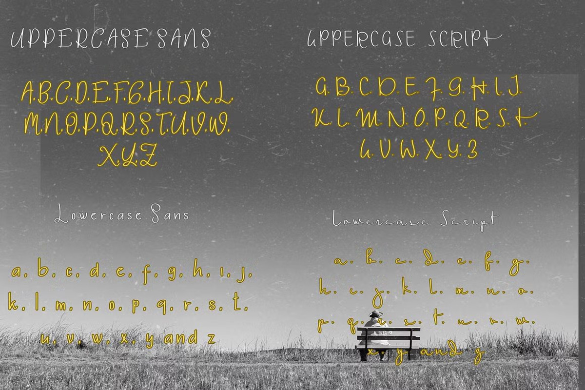 Luna Celestia: Sans and Script Duo, a Sans Serif Font by GearShift (Photo 6 of 7)