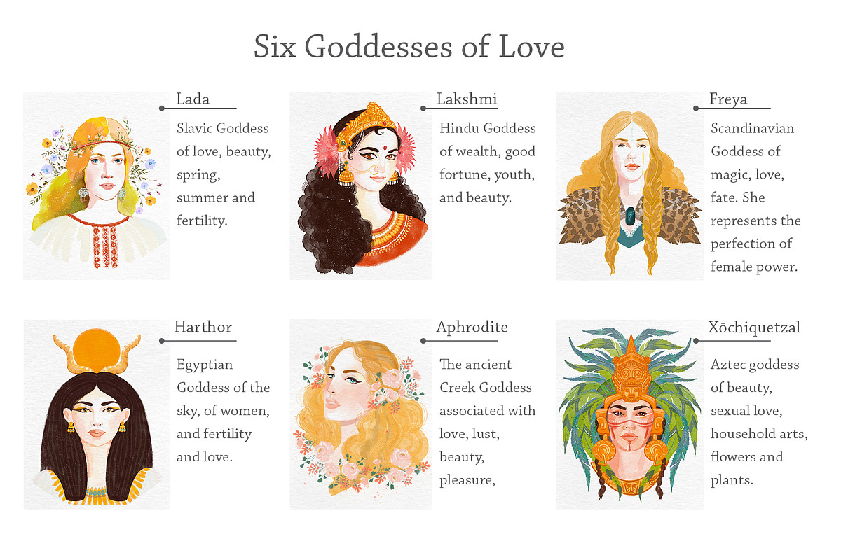 Goddess of Love, a Decorative Illustration by Flo Sacred Art (Photo 2 of 6)