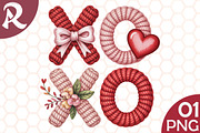 Handmade Style XOXO Valentine Design, an Illustration by RobertsArt (Thumbnail 1 of 4)