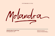 Molandra - Handwritten Font, a Handwritten Font by Majelis Art (Thumbnail 1 of 7)