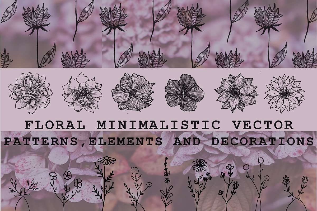 Floral Autumn Vector Patterns, a Pattern Graphic by Chimerique (Photo 5 of 8)