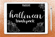 Procreate Halloween Brush Pack, a Brush Add-On by Nicole Dawn Design (Thumbnail 1 of 4)