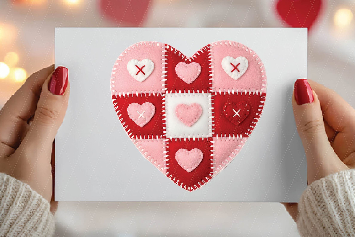 Latch Hook Patchwork Valentine Heart, an Illustration by DreamPrint404 (Photo 8 of 8)