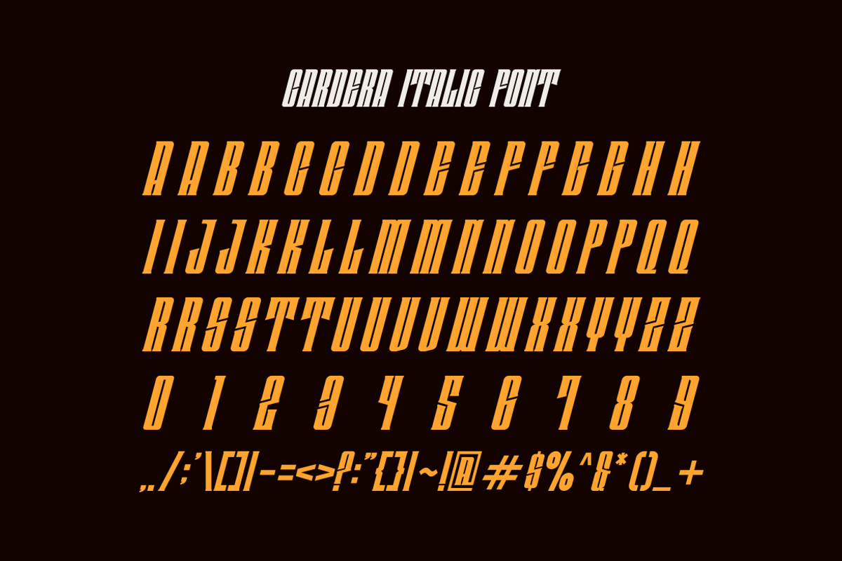 Cardera Italic - Modern Tall Font, a Slab Serif Font by Viswal Studio (Photo 5 of 7)