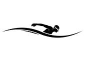 Swimming Sport Silhouette Vector Bun, an Illustration by jahid234 (Thumbnail 16 of 51)
