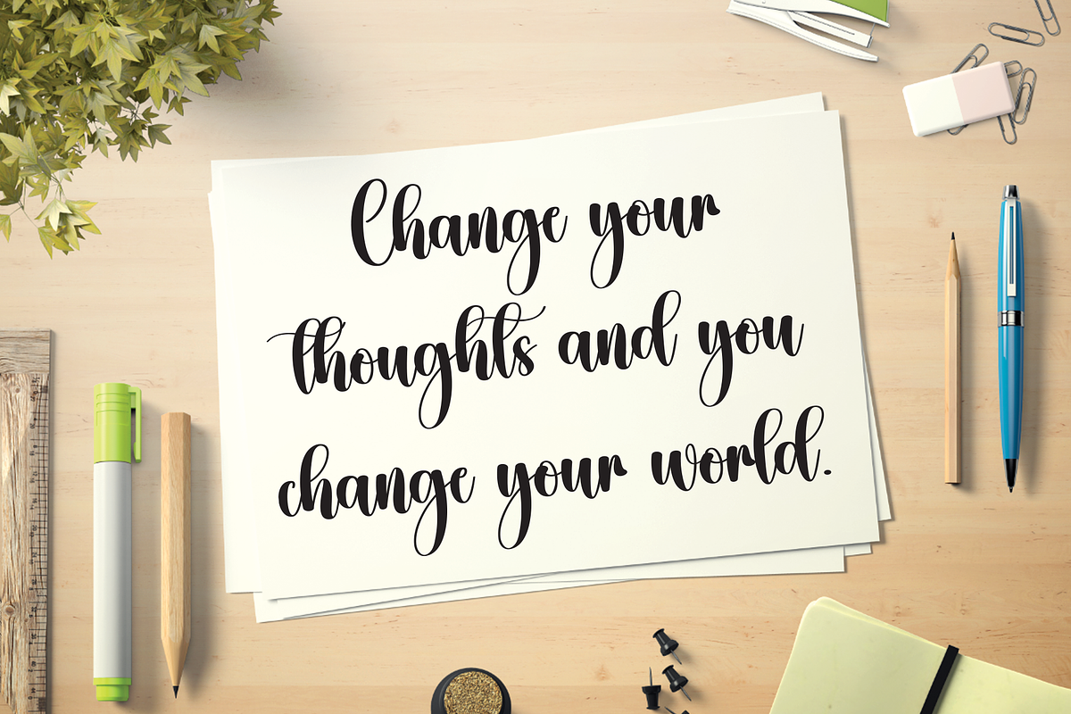 Darling | Script Font, a Handwritten Font by Scratchones (Photo 3 of 9)