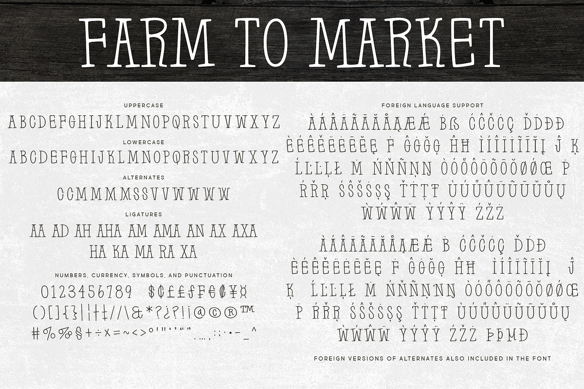 Farm to Market, a Font by Brittney Murphy Design (Photo 3 of 6)