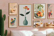 Modern Eclectic Prints Posters, a Background Graphic by JulsIst (Thumbnail 6 of 12)