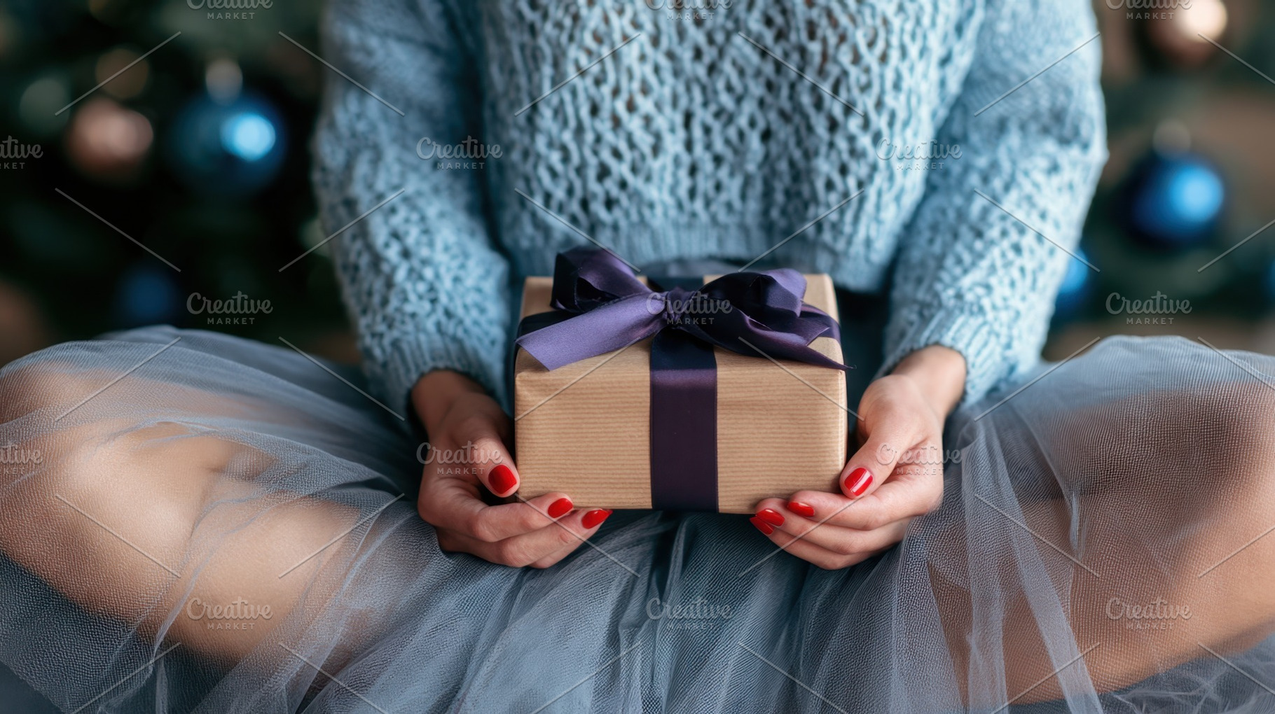 Brown paper gift in hand, a Photo by Beautiful things