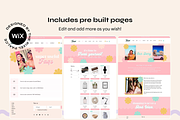 Wix Website Template Bright Retro, a Wix Template by The Pixel Palace (Thumbnail 4 of 10)