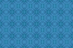 Abstract Seamless Pattern in Blue, a Pattern Graphic by Mightyfire