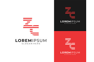 Letter ZC Lines Horizontal Logo, a Branding & Logo Template by ika trisiana