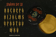 Burn Till Black Typeface, a Blackletter Font by alit design (Thumbnail 14 of 20)