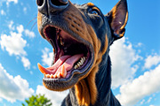 3 Funny Doberman Fisheye Photo Pack, an Animal Photo by StockVerse Creative (Thumbnail 3 of 5)
