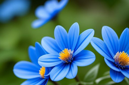 Blue flowers still life photograph, a Nature Photo by ComfortQ
