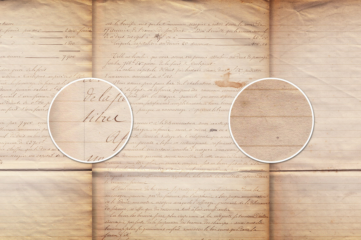 18th Century Parchment Textures 1 preview 5