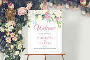 Welcome Sign, an Invitation Template by ShineOnWedding (Thumbnail 1 of 8)