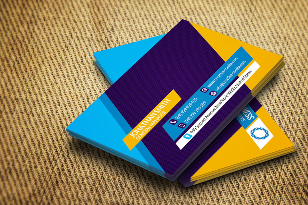 Corporate Business Card CM057, a Business Card Template by annozio (Photo 3 of 4)
