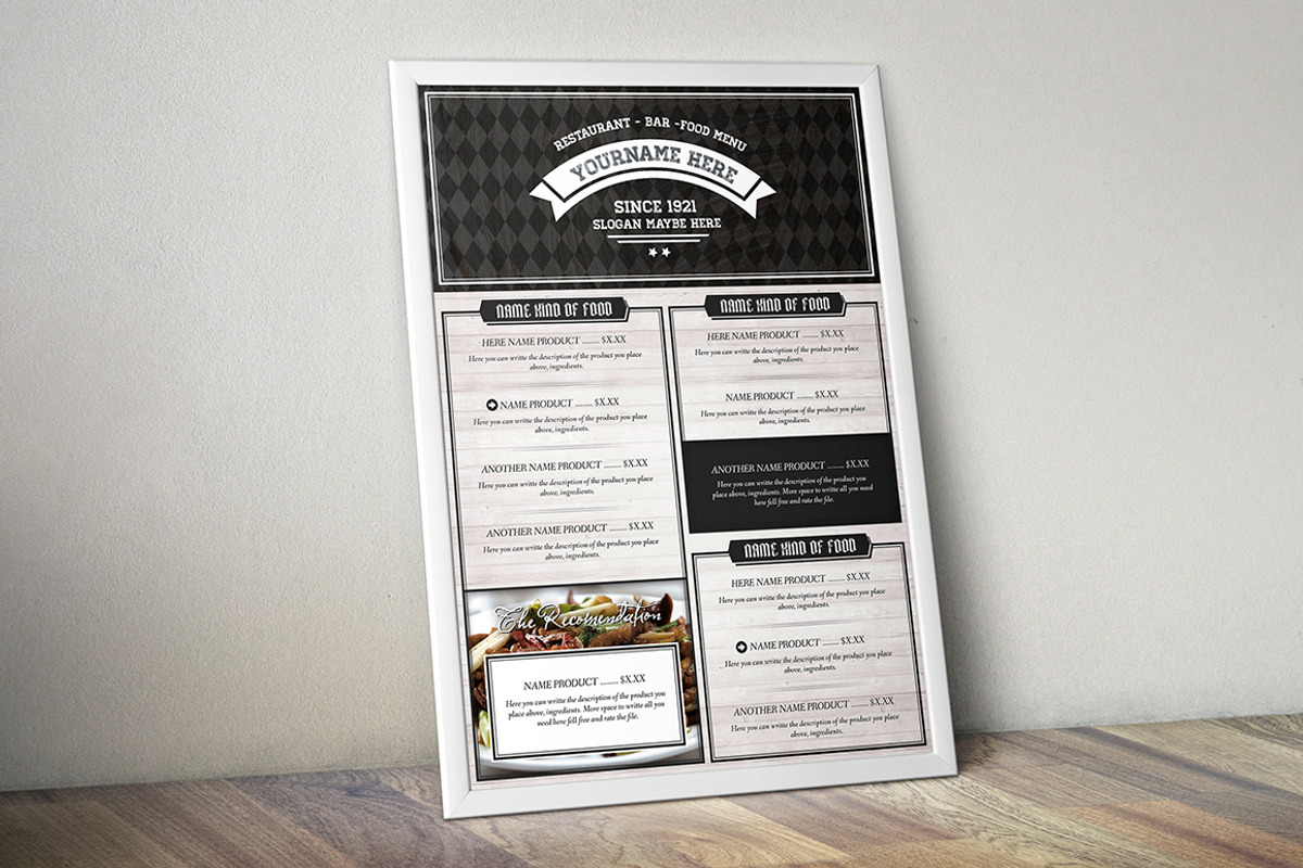 Elegant Food Identity, a Brochure Template by Luuqas Design (Photo 4 of 5)