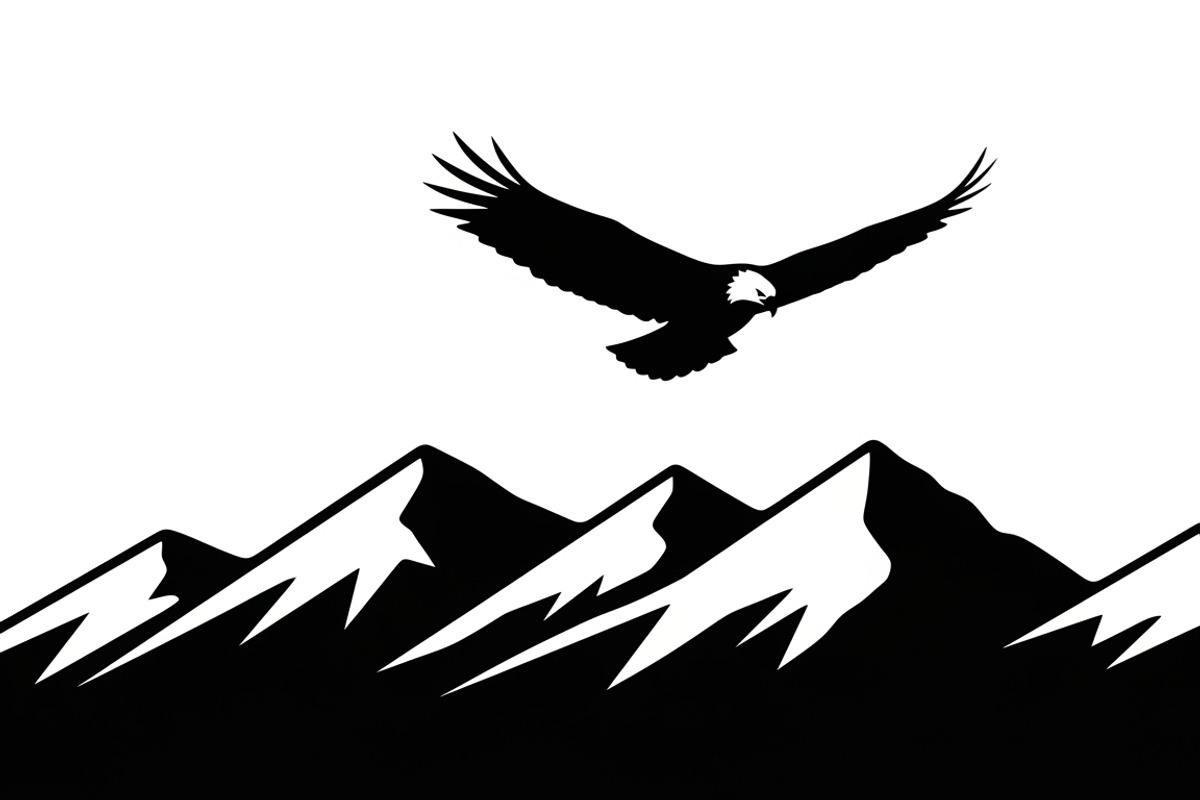 Powerful eagle flying wall art, an Illustration by Amazin_art (Photo 18 of 26)
