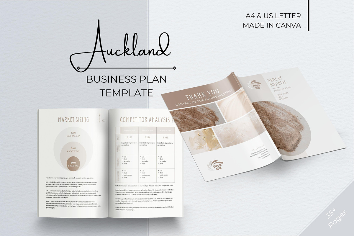 Professional Business Plan Template, a Magazine Template by B2 Studio (Photo 1 of 11)