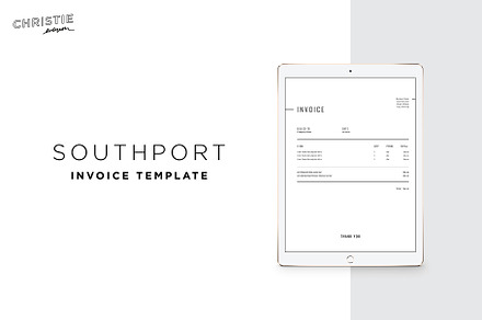 Southport Invoice Template
