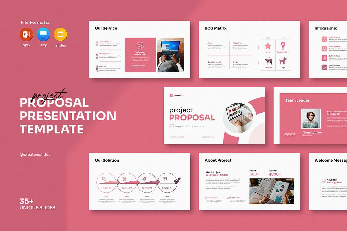 Proposal Presentation Template, a Presentation Template by CreativeSlides