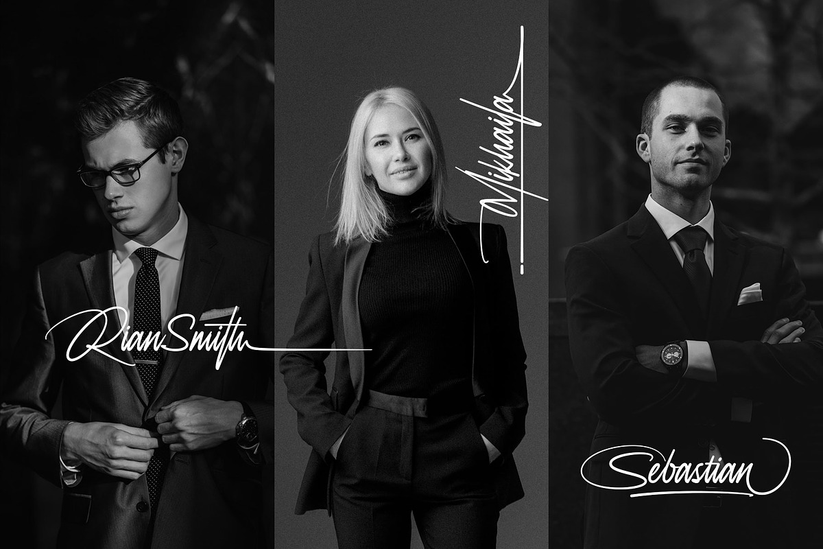 David Morgan | Stylish Signature, a Script Font by Lemonthe (Photo 5 of 12)
