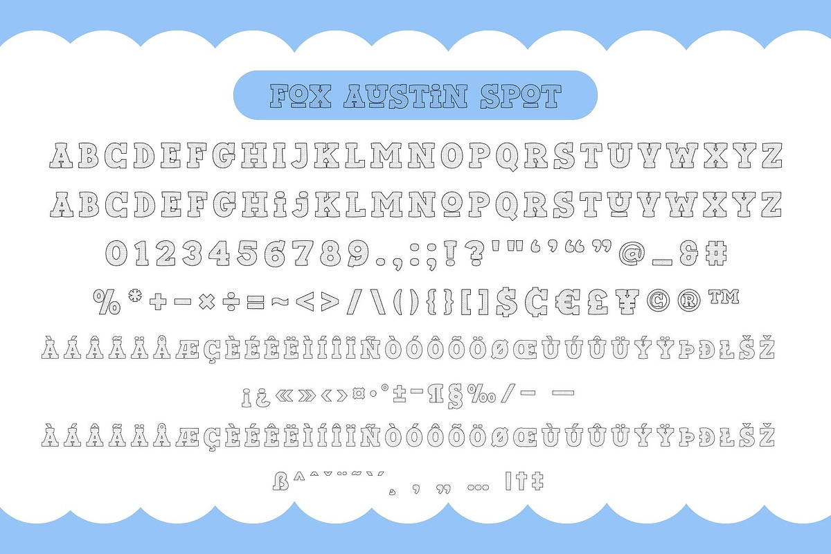 Fox Austin Fonts 4 Style, a Slab Serif Font by Fox7 By Rattana (Photo 6 of 10)