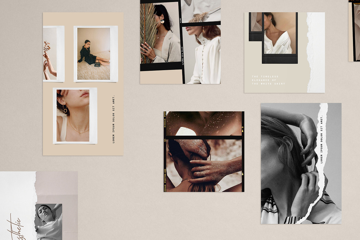 Paper and Film Social Kit, a Social Media Template by Sparrow & Snow (Photo 4 of 12)