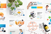 Monthly Goals Pitch Deck Powerpoint, a Presentation Template by One Percent Studio (Thumbnail 1 of 20)