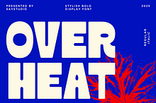 Over Heat - Stylish Bold Font