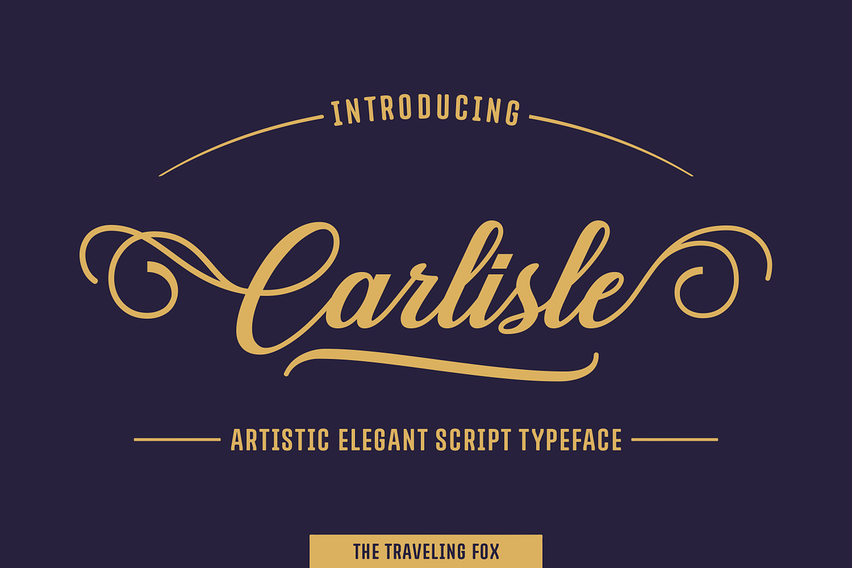 Carlisle - Elegant Script preview 3