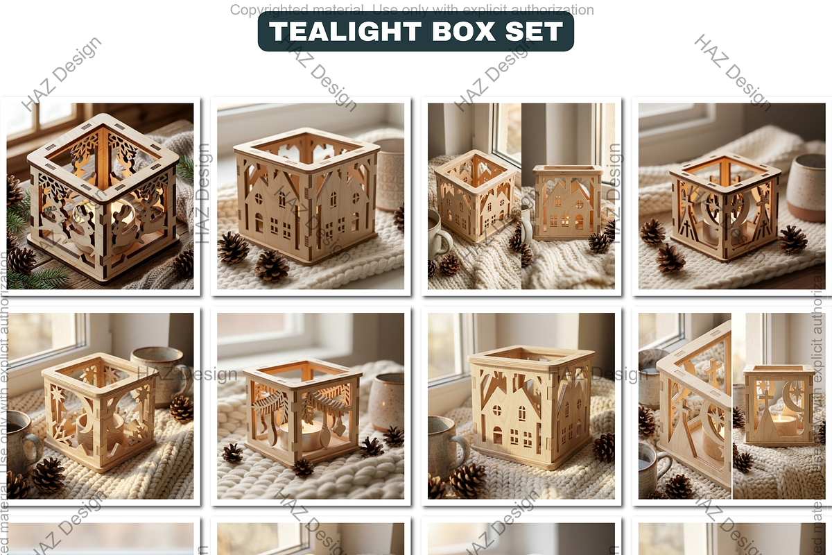 Laser Christmas Lantern Templates, a Graphic by AtacanDigital (Photo 8 of 13)