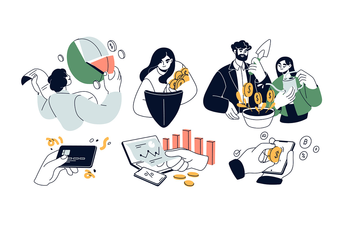 Financial literacy, planning concept, a Finance Illustration by Good Studio (Photo 8 of 9)