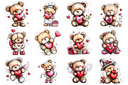 Valentine's Teddy Bear, an Illustration by Design Market (Thumbnail 3 of 5)
