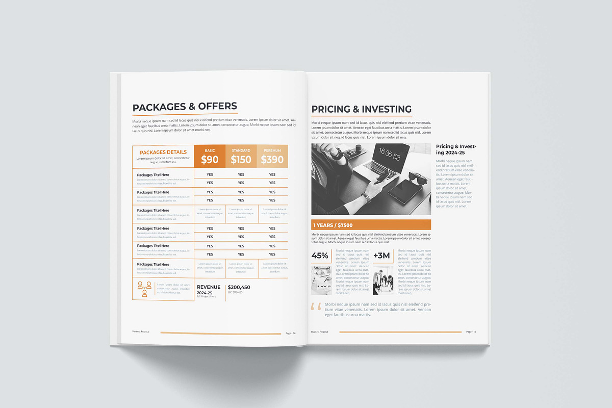 The Proposal | Word, InDesign, a Brochure Template by obayes (Photo 10 of 15)