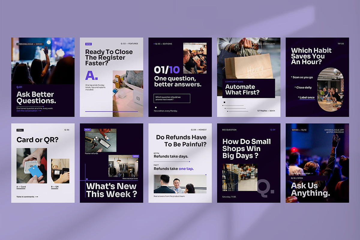 Modern Q&A Editorial Social Media, a Social Media Template by Pitchlook.Studio (Photo 2 of 3)