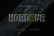 Kordeva Display Techno Font, a Sans Serif Font by Monoletter Studio (Thumbnail 2 of 5)